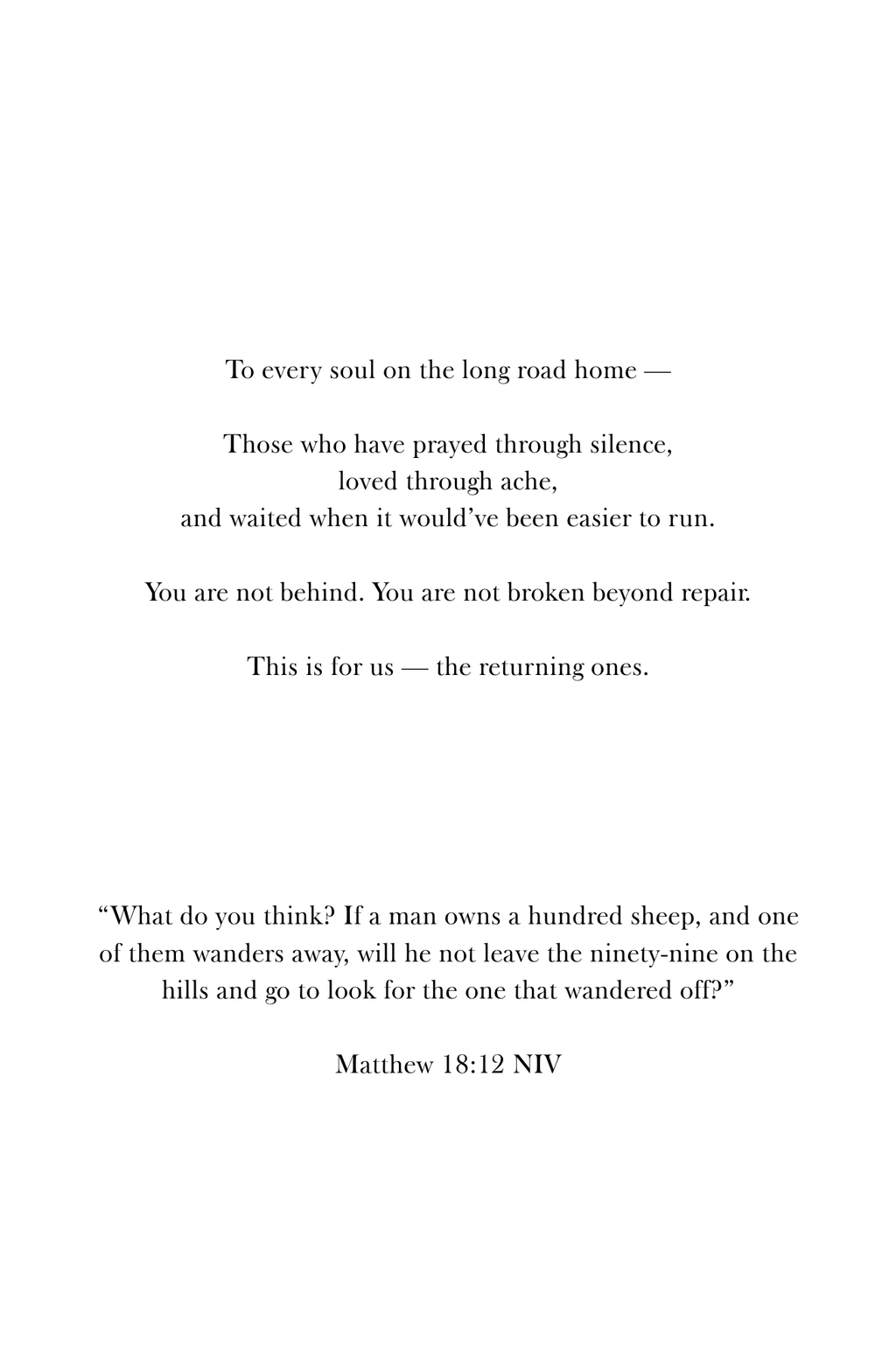 Dear Adam: Letters, Laments & the Long Way Home