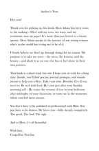 Dear Adam: Letters, Laments & the Long Way Home