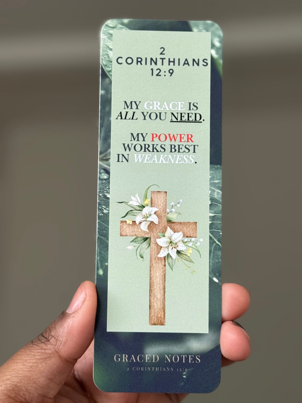 Grace & Power Bookmark