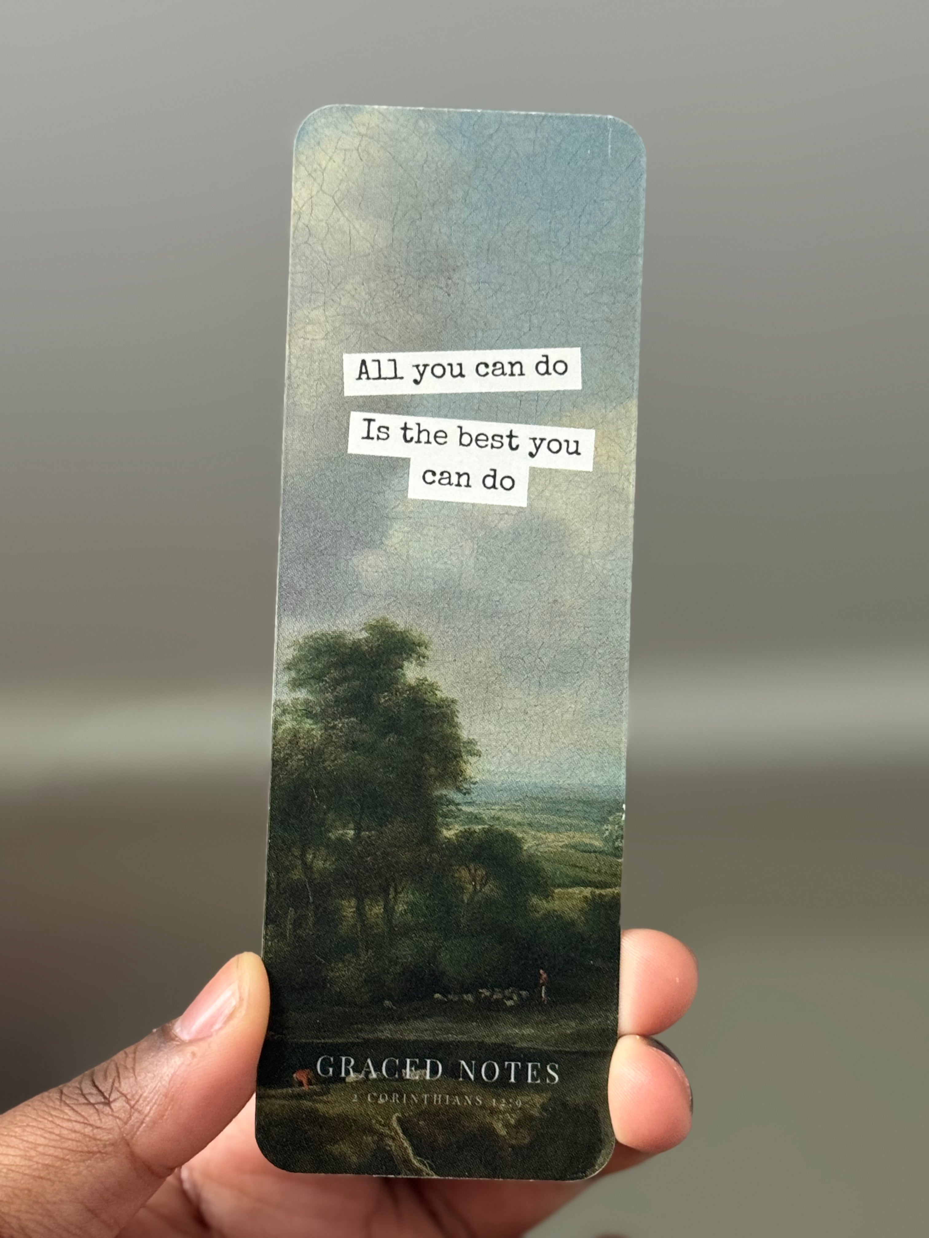 All You Can Do Bookmark